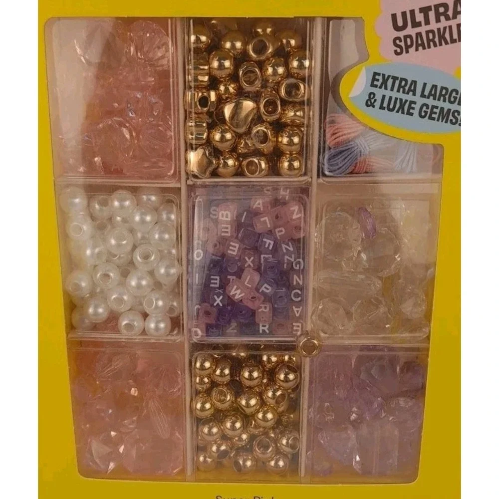 Super Smalls Rainbow Bead Kit for Kids Jewelry Making New In Box